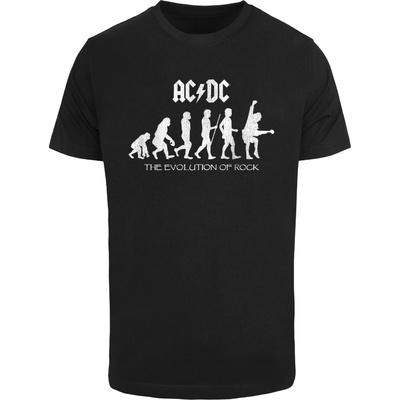Mister Tee Тениска ACDC - Evolution Of Rock T-Shirt black XXLUB-MP5011714-00007 - Тъмносив, размер L