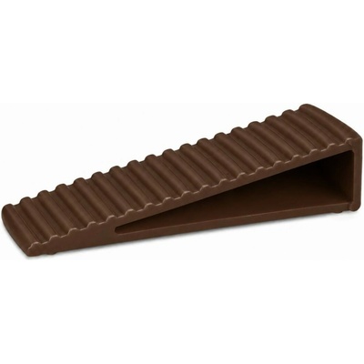 Walteco dveřní klín 155x50x19mm plast hnědý 2 ks