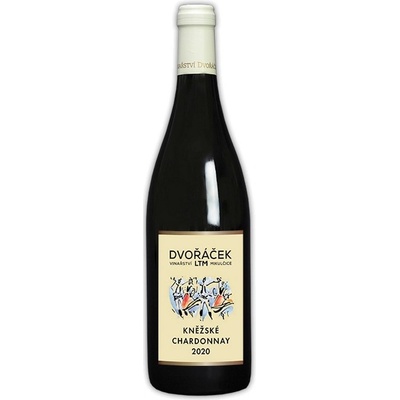 Vinařství Dvořáček LTM Kněžské Chardonnay suché bílé 2020 13,1% 0,75 l (holá láhev)