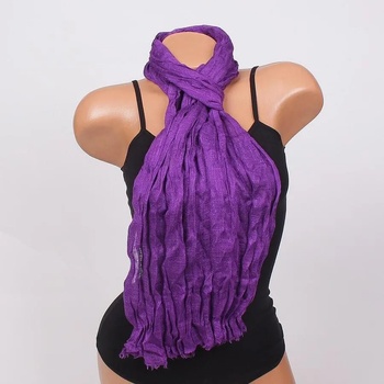 Image 1 of Стилен дамски шал в лилаво