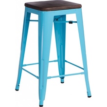D2.Design Paris wood 65cm ořech modrá