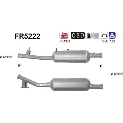 AS Filtr pevných částic ASA FR5222