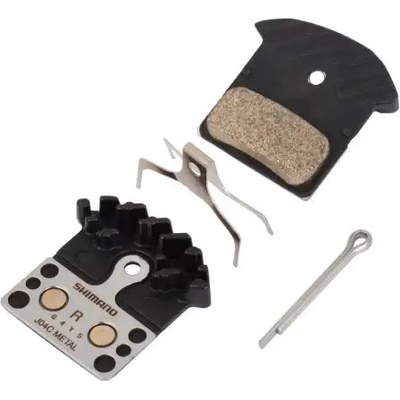 Brzdové destičky Shimano J04C-MF kov s chladičem original balení – Hledejceny.cz