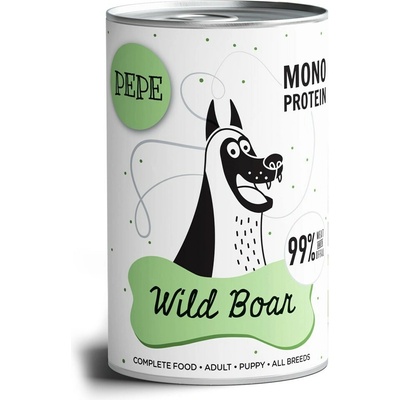 Paka Zwierzaka Pepe Wild Boar 400 g