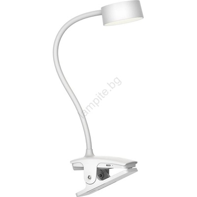 Top Light Top Light-LED сензорно регулируема настолна лампа с щипка BELLA LED/4, 8W/5V 3000-6500K бяла (TP1855)