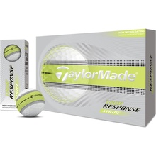 TaylorMade Tour Response Stripe žluté 3 ks
