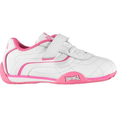 Lonsdale Детски маратонки Lonsdale Camden Infants Trainers - White/Cerise