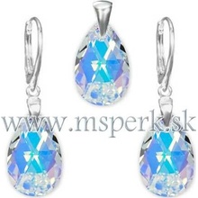 MSPERK Strieborný set Crystal 1875