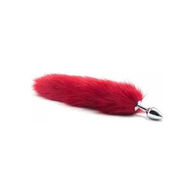 Boss of Toys Metal anal plug with long tail fur 7cm