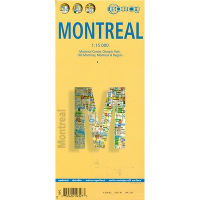 plán Montreal 1:15 t. laminovaný