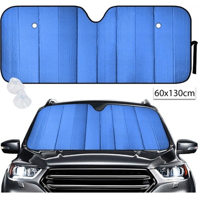 KMT Style 6008122 Sluneční clona na přední sklo 60x130 cm, modrá | Zboží Auto