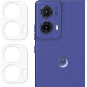  Два броя удароустойчив стъклен протектор за камера за Motorola Moto G85 5G