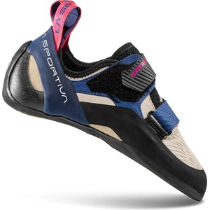 La Sportiva Дамски обувки с велкро La Sportiva Women's Katana Climbing shoes - White / Storm Blue - размер 34, 5 (EU) (301-0853-0112)