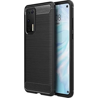 Huawei Anti Shock гръб Carbon за Huawei P40 Pro, Черен (3376)