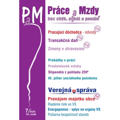 PaM č. 7 / 2025 - Pracujúci dôchodca - odvody