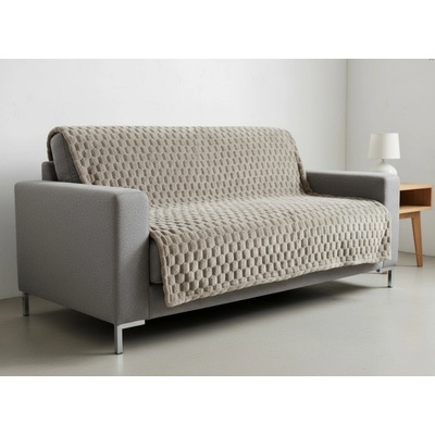 Mybesthome Přehoz na sedačku - pohovku FLANELA mocca 170x210 cm – Sleviste.cz
