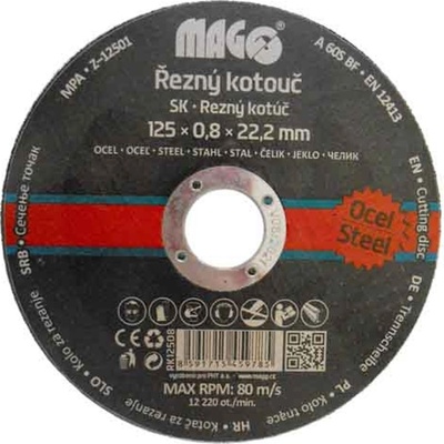 Magg Řezný kotouč 125 x 0,8 x 22,2 mm RK12508 – Zboží Dáma