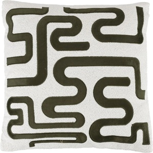 White Label Кадифена декоративна възглавница 40x40 cm Ayur - White Label (1000578)
