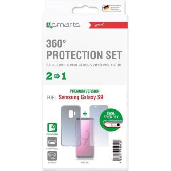 Image 1 of 4smarts Калъф 360° за Samsung S9, 4Smarts Premium Set Case, Прозрачен (4S493169)