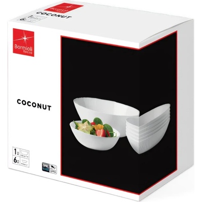 Bormioli Rocco Sada tanierov Coconut 7 ks