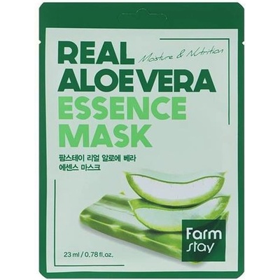 Farmstay Real Aloe Essence Mask - Хидратираща лист-маска с екстракт от алое 1бр/23мл