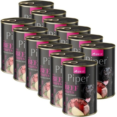 Dolina Noteci Piper Adult s hovězími držťkami a červenou řepou 12 x 400 g