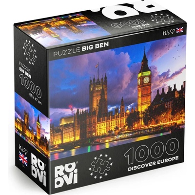 Roovi Big Ben Londýn Veľká Británia 1000 dielov