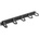 Lanberg Кабелен органайзер Lanberg AK-1203-B, 19", 1U, черен (AK-1203-B)