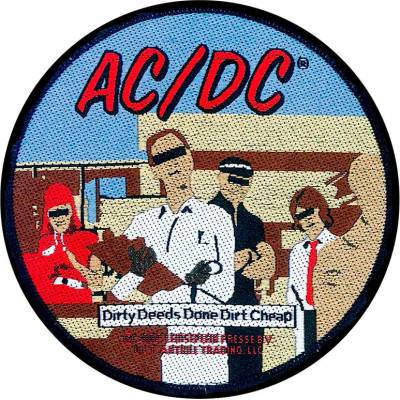 Nažehlovačka AC/DC - Dirty Deeds