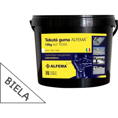 Tekutá guma ALFEMA TG500 biela 10 kg (DOPRAVA ZDARMA! NOVÉ BALENIE, PÔVODNÁ RECEPTÚRA!)