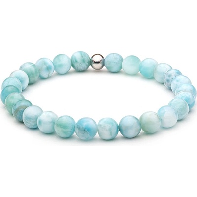 BudNej minerálny náramok larimar AAA kvalita MN1109