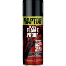 Raptor 1K Flameproof žiaruvzdorná farba v spreji 295 g flat black