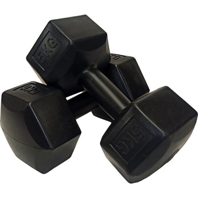 S-Sport PVC ръчни гири, шестоъгълни 2x5 кг