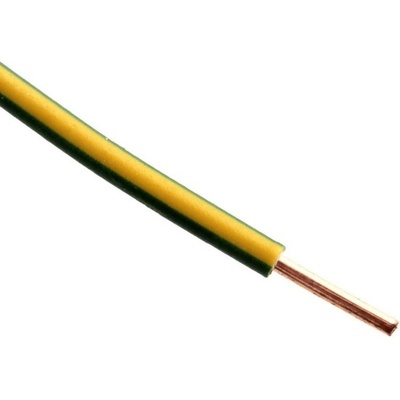 NKT CY H07V-U 2,5 zelenožlutý 1 m