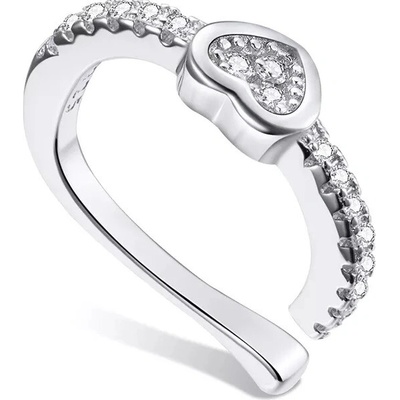 Linda's Jewelry strieborná záušnica Moje srdce IN422