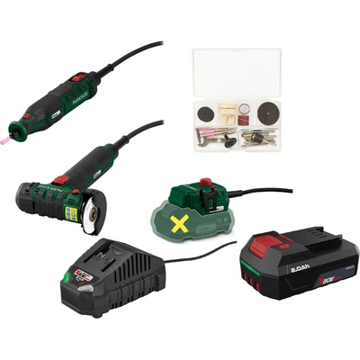 Parkside Aku modelárska súprava Pmbsa 20-Li A1 + Akumulátor 20 V/2 Ah + Nabíjačka 20 V/2,4 A (800012936)
