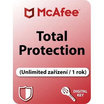 McAfee Total Protection Unlimted lic. 1 rok (MTP00GNRXRDD)