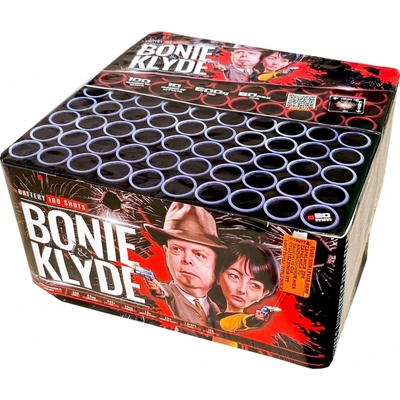Kompaktní ohňostroj BONIE A KLYDE 100 ran 20 mm