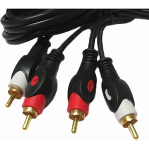  Аудио видео кабел 2xRCA чинчове Wireman 2RCA HQ, 10 метра