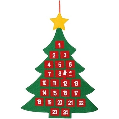 Fiestas Guirca Adventní kalendář kapsář - Vánoční stromek