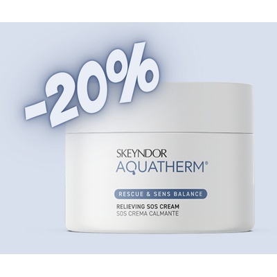 Skeyndor Aquatherm Relieving SOS Cream pro podrážděnou citlivou pleť 50 ml
