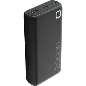 Cellularline Портативна батерия Cellularline - Essence 2, 20000mAh, черна (15200)