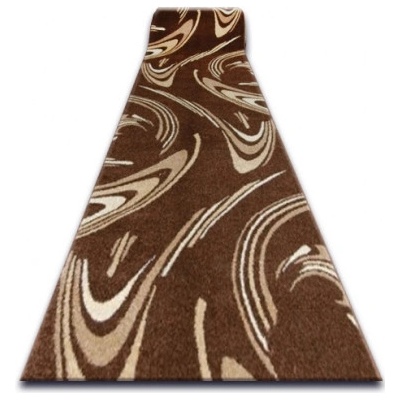 Nej-koberce KARMEL FRYZ COFFEE hnědý metráž 100 cm