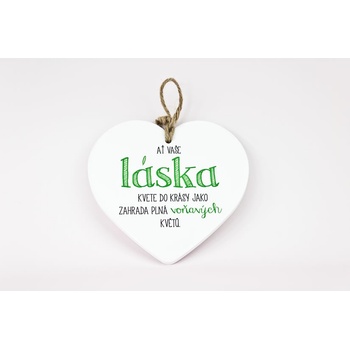 Keramické srdce Láska