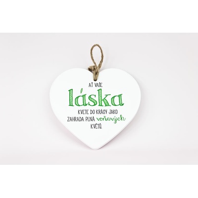 Keramické srdce Láska