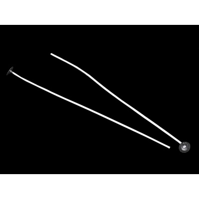 Stoklasa Knot na svíčky s plíškem 20 cm bílá