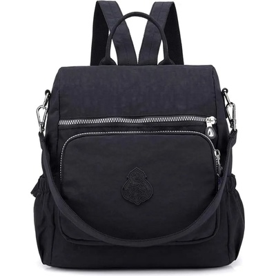 PFY Дамска раница Aila GT1842, против кражба, текстил, черна (GT1842)