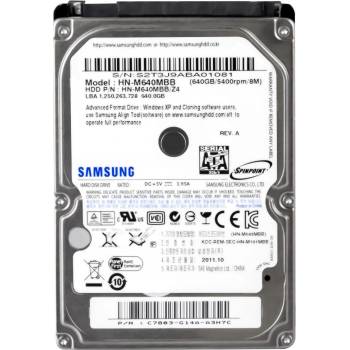 Samsung 640GB SATA II 2,5", HN-M640MBB