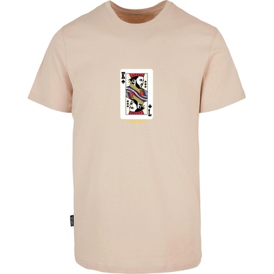 Urban Classics Мъжка тениска в бежов цвят C&S WL Compton CardUB-CS2575-01907 - Бежов, размер XS