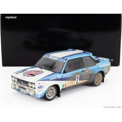 Kyosho Fiat 131 Abarth A. Bettage Winner Piancavallo 1981 Nr.2 1:18